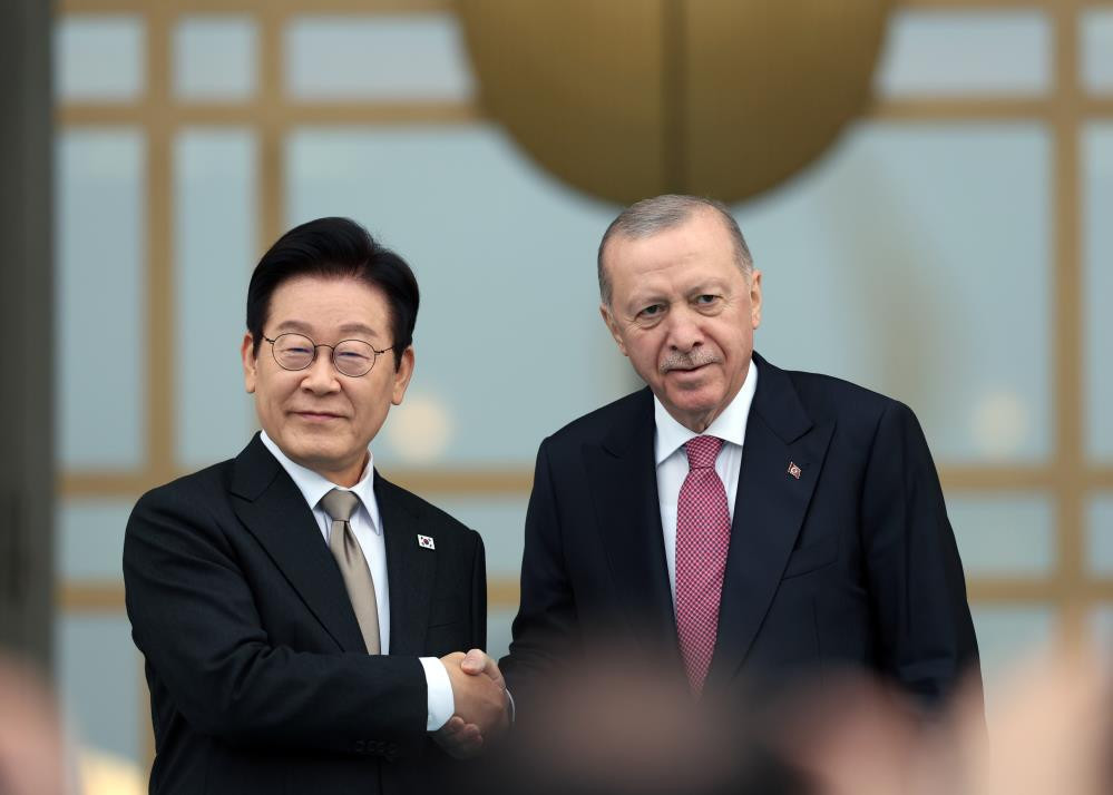 Türkiye Güney Kore ilişkileri Cumhurbaşkanı Erdoğan ve Güney Kore Devlet Başkanı Lee görüşmesi