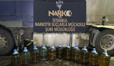 Sarıyer’de TIR Operasyonu: 183 Litre Uyuşturucu Ele Geçirildi, Sürücü Gözaltına Alındı