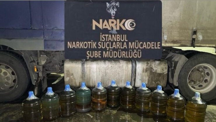 Sarıyer’de TIR Operasyonu: 183 Litre Uyuşturucu Ele Geçirildi, Sürücü Gözaltına Alındı