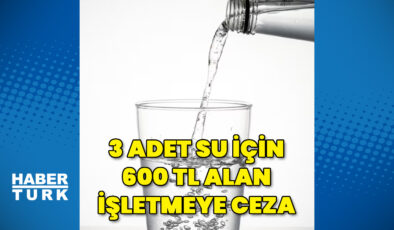 3 Suya 600 TL Alan İşletmeye Ceza: Ticaret Bakanlığı’ndan Denetim ve Fahiş Fiyat İncelemesi