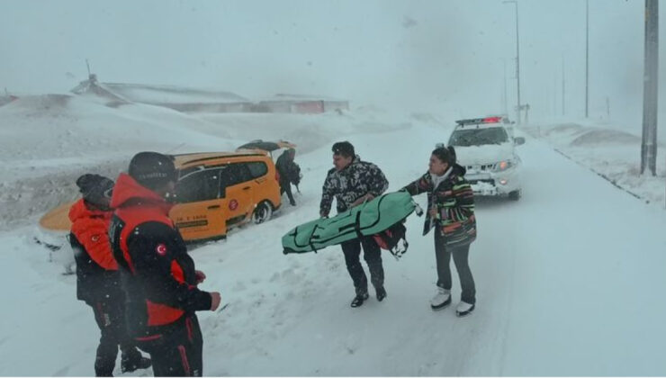 Erciyes’te Kar Esareti: AFAD’dan 12 Kişiye Kurtarma Operasyonu