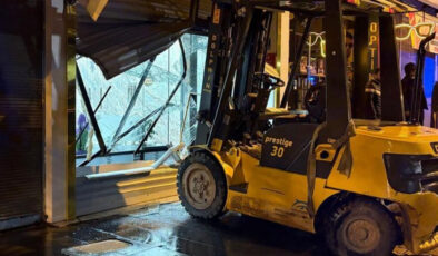 Kayseri’de Forkliftli Kuyumcu Soygunu: Hırsızlık Anı Kameralara Yansıdı!