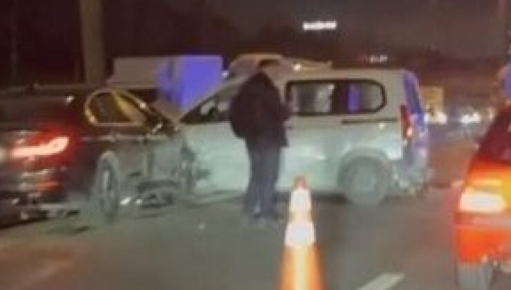 TEM Otoyolu’nda Zincirleme Kaza: 5 Araç Karıştı, 5 Yaralı