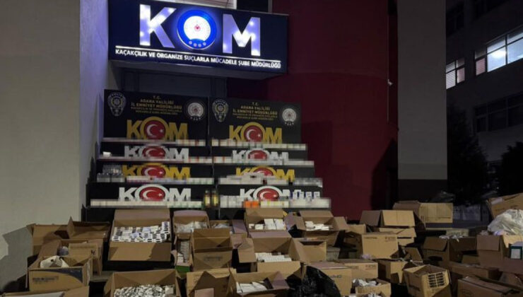 Adana’da Sağlıksız Koşullarda Saklanan 1 Milyondan Fazla Kaçak İlaç Ele Geçirildi: Bir Kişi Tutuklandı