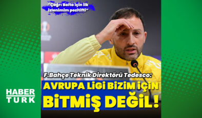 Fenerbahçe Teknik Direktörü Tedesco’dan Nottingham Forest Maçı Öncesi Açıklamalar: ‘Avrupa Ligi Bizim İçin Bitmedi’