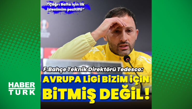 Fenerbahçe Teknik Direktörü Tedesco’dan Nottingham Forest Maçı Öncesi Açıklamalar: ‘Avrupa Ligi Bizim İçin Bitmedi’