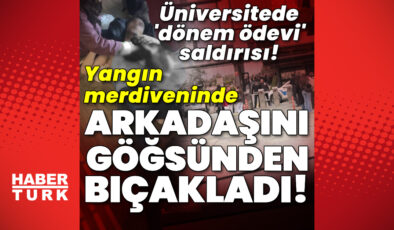 Üniversitede Dönem Ödevi Tartışması Kanlı Bitti: Öğrenci Bıçaklandı, Şüpheli Tutuklandı