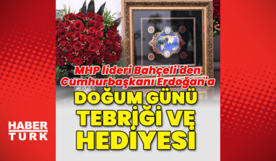 Devlet Bahçeli’den Cumhurbaşkanı Erdoğan’a 72. Yaş Günü Kutlaması: Özel Tablo Hediye Edildi