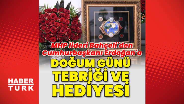 Devlet Bahçeli’den Cumhurbaşkanı Erdoğan’a 72. Yaş Günü Kutlaması: Özel Tablo Hediye Edildi