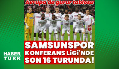 Samsunspor, Konferans Ligi’nde Son 16’da! Shkendija’yı Farklı Geçti