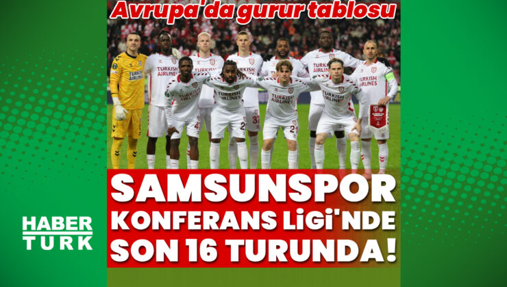 Samsunspor, Konferans Ligi’nde Son 16’da! Shkendija’yı Farklı Geçti
