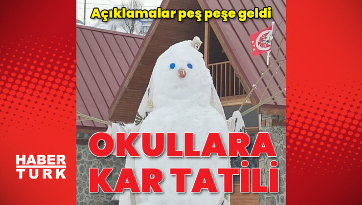 Kar Yağışı ve Buzlanma: Gümüşhane, Hakkari ve Nevşehir’de Okullar Tatil Edildi