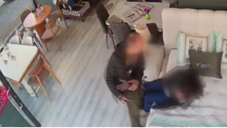 Samsun’da Mobilya Mağazasında Şiddet: Koca, Eşine Saldırdı, Şikayetçi Olmadılar