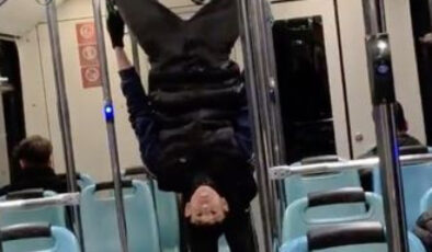 Bursa Metrosunda Skandal Görüntüler: Gençlerin Tehlikeli Hareketleri Kamerada!