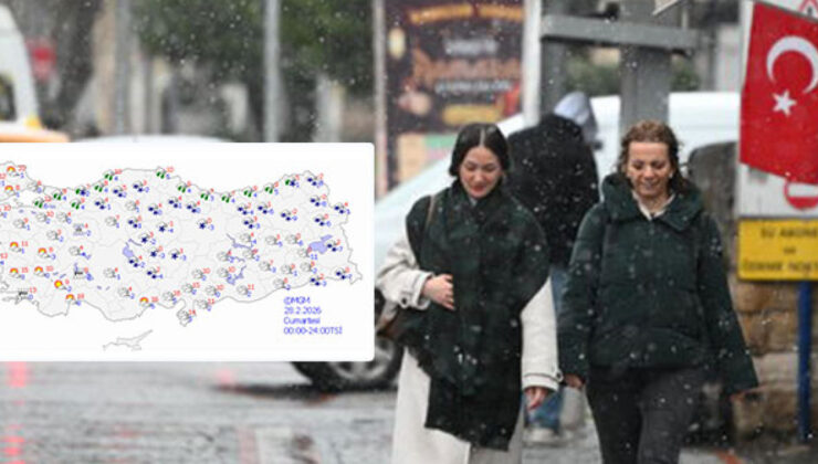 Hava Durumu Raporu: Yurdun Çoğu Bölgesinde Yağış ve Soğuk Hava Etkili Olacak