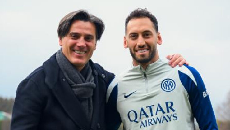 Montella’dan Inter Ziyareti: Milli Takım Teknik Direktörü Chivu ve Çalhanoğlu İle Bir Araya Geldi