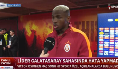 Osimhen’den Galatasaray Taraftarına Övgü: ‘Galatasaray’ı Zirveye Taşıyacağız!’