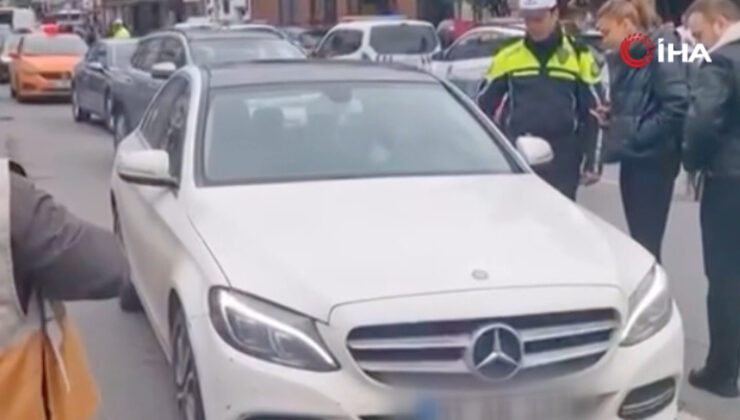 Beşiktaş’ta Trafiği Kilitleyen Sürücüden Şaşırtan Hareketler: Gözaltına Alındı!