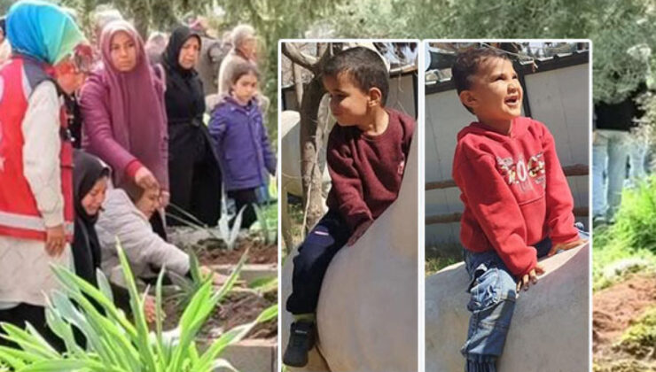 Hatay’da Yürek Yakan Acı: İnşaat Temelinde Boğulan İki Kardeş Toprağa Verildi