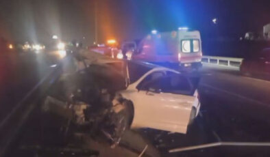 D-100’de Zincirleme Kaza: 5 Yaralı, Trafik Durdu