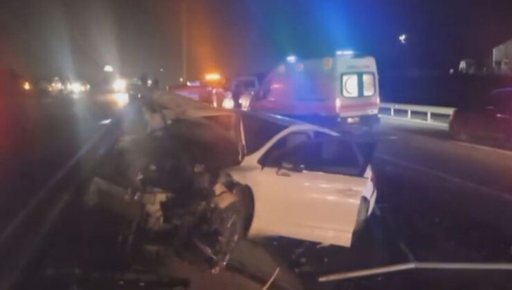 D-100’de Zincirleme Kaza: 5 Yaralı, Trafik Durdu