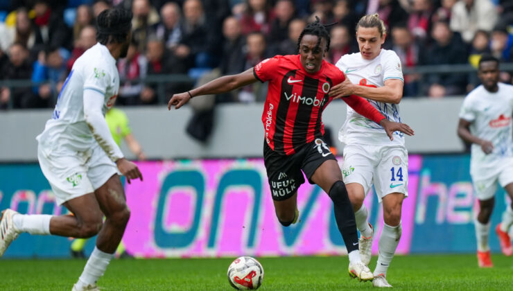 Gençlerbirliği ile Çaykur Rizespor Arasındaki Nefes Kesen Mücadele 2-2 Beraberlikle Sonuçlandı