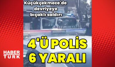 Küçükçekmece’de Uyuşturucu Şüphelisinden Polislere Bıçaklı Saldırı: 6 Yaralı