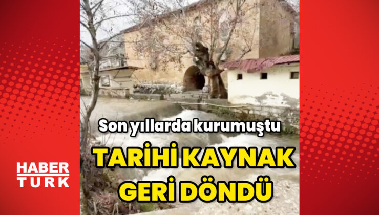 Adıyaman’da Tarihi Cami’nin Altındaki Şifalı Su Kaynağı Yıllar Sonra Coştu: Bereket Geri Döndü