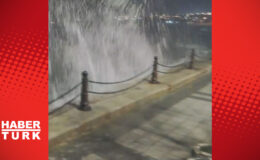 İstanbul’u Fırtına Vurdu: Çatılar Uçtu, Dalgalar Yükseldi, Havalimanında Zor Anlar