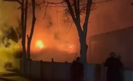 Düzce’de Müştemilat Yangını Korku Yarattı: Alevler Hızla Yayıldı