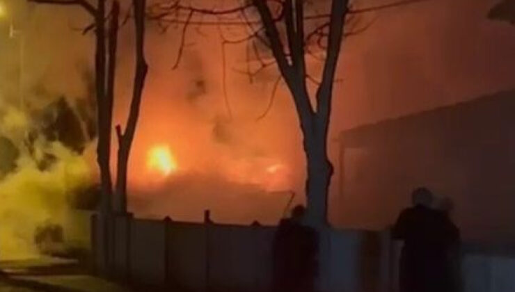 Düzce’de Müştemilat Yangını Korku Yarattı: Alevler Hızla Yayıldı