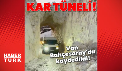 Van’da Çığ Sonrası Ulaşım Kar Tüneliyle Sağlanıyor: Bahçesaray’da Hayat Zorlaşıyor