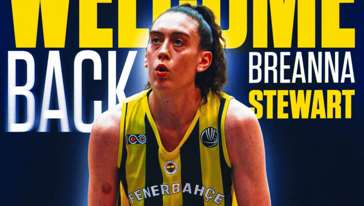Fenerbahçe Opet, Dünya Yıldızı Breanna Stewart’ı Yeniden Kadrosuna Kattı!