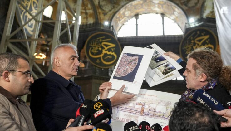 Bakan Ersoy’dan Kültürel Miras Vurgusu: Ayasofya’da Kapsamlı Restorasyon Devam Ediyor