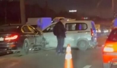 TEM Otoyolu’nda Zincirleme Kaza: 5 Yaralı