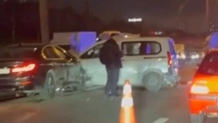 TEM Otoyolu’nda Zincirleme Kaza: 5 Yaralı