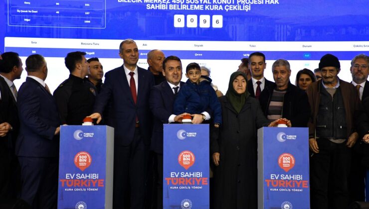Bilecik’te ‘Yüzyılın Konut Projesi’ Kapsamında Kura Heyecanı: Ev Sahibi Olma Umuduyla Dolu Anlar