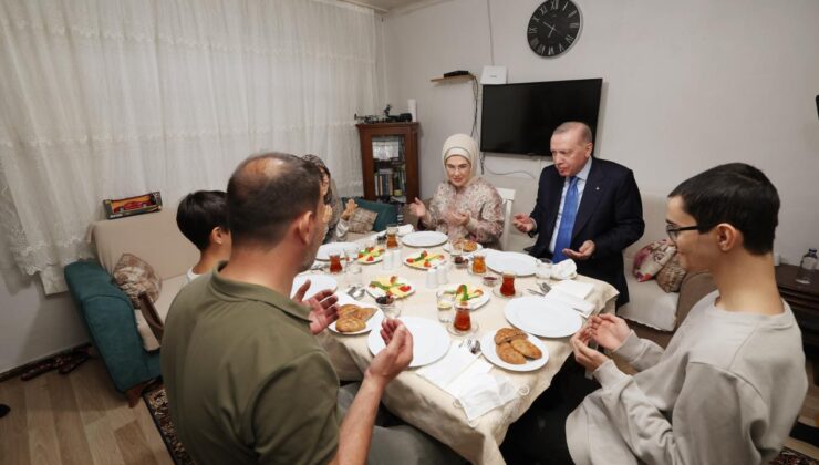 Cumhurbaşkanı Erdoğan’dan Beyoğlu’nda Aile Ziyareti: Hasta Çocuğa Şifa Dileği ve Ramazan Bereketi