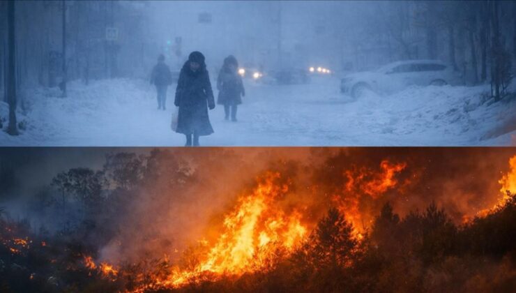 Kutuplardan Alevlere: Kuzey Yarımküre Dondurucu Soğuklarla, Güney Yangınlarla Mücadele Ediyor