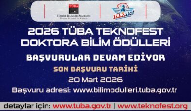 TÜBA-TEKNOFEST Doktora Bilim Ödülleri Başvuruları Başladı: 2026 Ödülleri İçin Heyecan Dorukta!