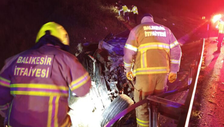 Balıkesir’de İzmir Otoyolu’nda Feci Kaza: Bir Kişi Hayatını Kaybetti