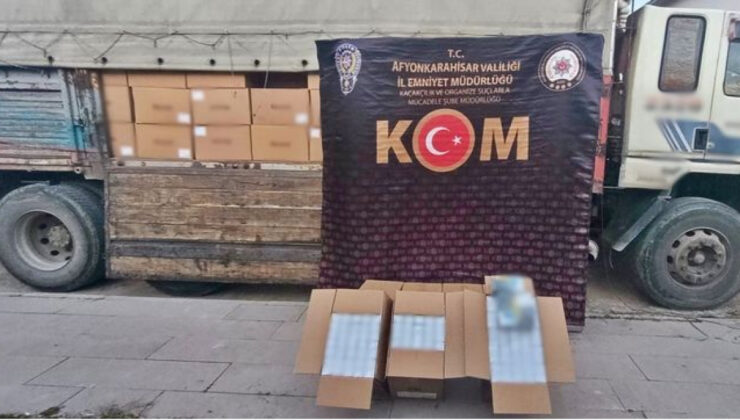 Afyonkarahisar’da Sahte Makaron Operasyonu: 4 Milyon Adet Boş Makaron Ele Geçirildi, 1 Kişi Tutuklandı