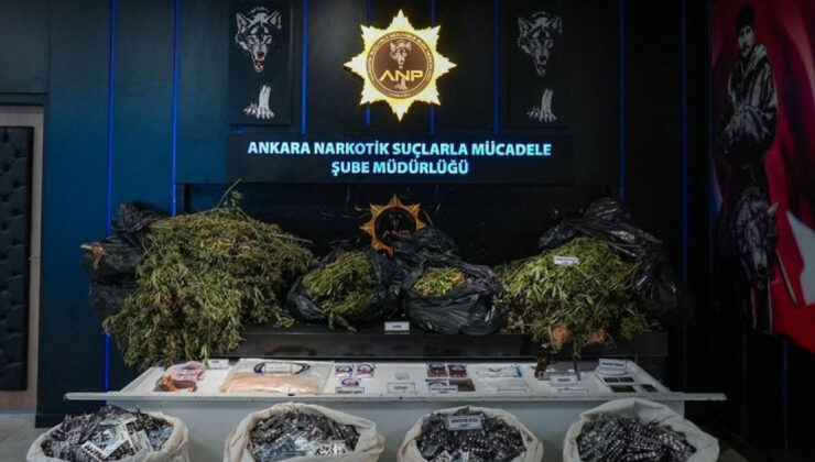 Ankara’da Narkotik Operasyonu: Uyuşturucu Tacirlerine Geçit Yok! 105 Gözaltı, 34 Tutuklama