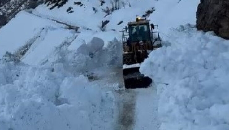 Bitlis’te Çığ Tehlikesi: Karbastı Köyü Yolu Ulaşıma Açıldı, Köy Yolları İçin Çalışmalar Devam Ediyor