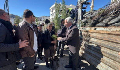 Diyarbakır Çermik’te Çiftçilere 10 Bin Fidan Dağıtıldı: Daha Yeşil Bir Çermik Hedefleniyor