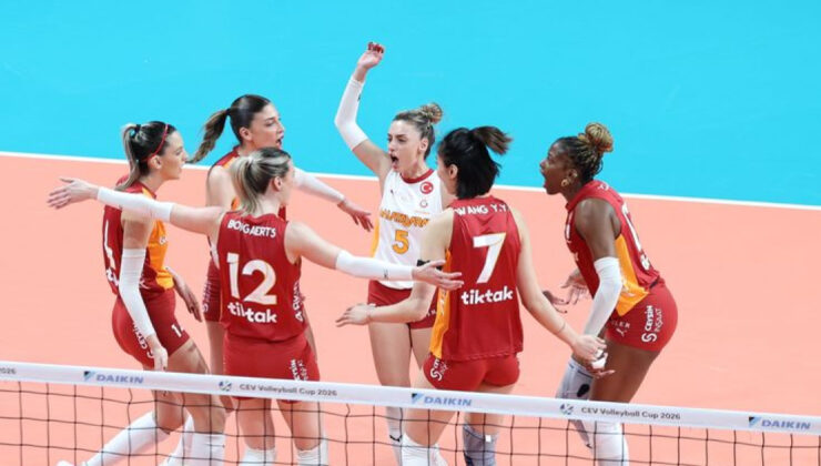 Galatasaray Daikin CEV Kupası Yarı Finalinde Avantajı Kaptı: CSO Voluntari 2005’i 3-0 Mağlup Etti