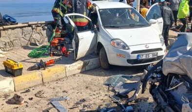 Ayvalık’ta Feci Kaza: İki Otomobil Çarpıştı, 6 Yaralı