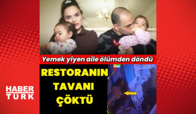 Beşiktaş’ta Balık Restoranında Korku Dolu Anlar: Asma Tavan Çöktü, Aile Ölümden Döndü!