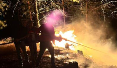 Hatay’ın Dörtyol ilçesinde Orman Yangını Kontrol Altına Alındı: Kuzuculu Mahallesi’nde Soğutma Çalışmaları Devam Ediyor