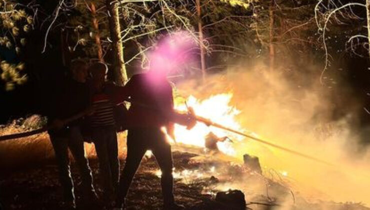 Hatay’ın Dörtyol ilçesinde Orman Yangını Kontrol Altına Alındı: Kuzuculu Mahallesi’nde Soğutma Çalışmaları Devam Ediyor